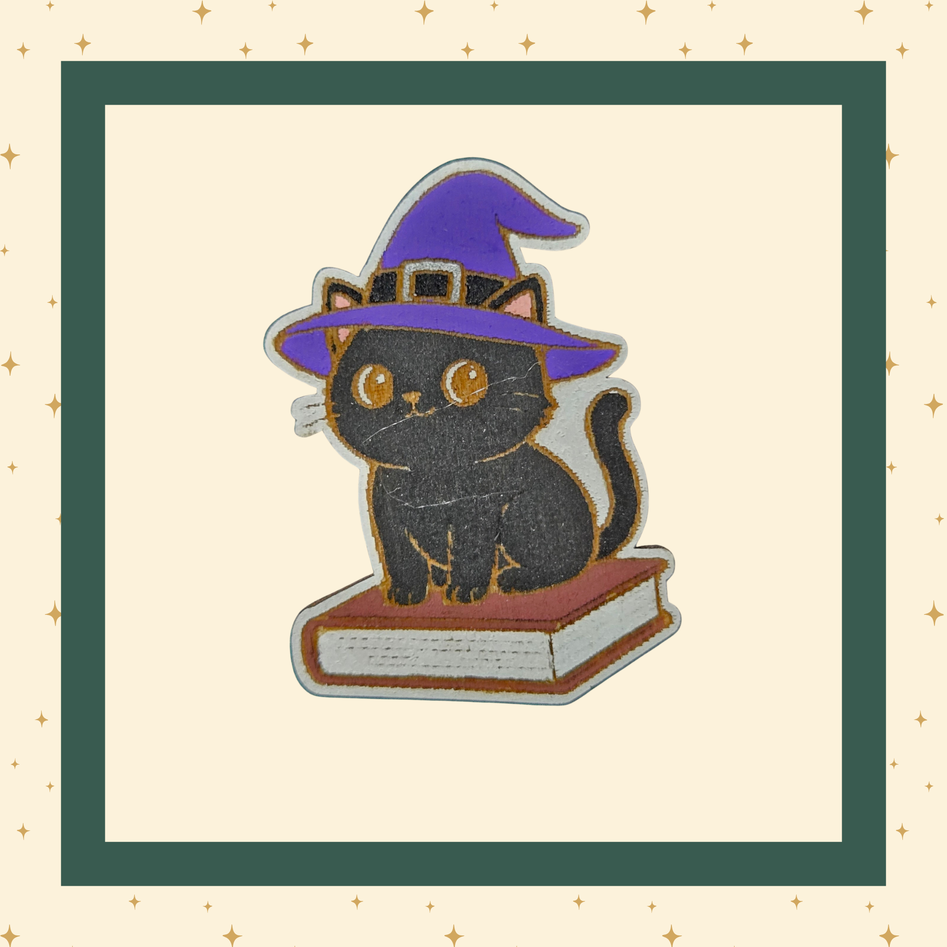 Laser-Engraved Wooden Pins & Magnets | Bookish & Fantasy Collection