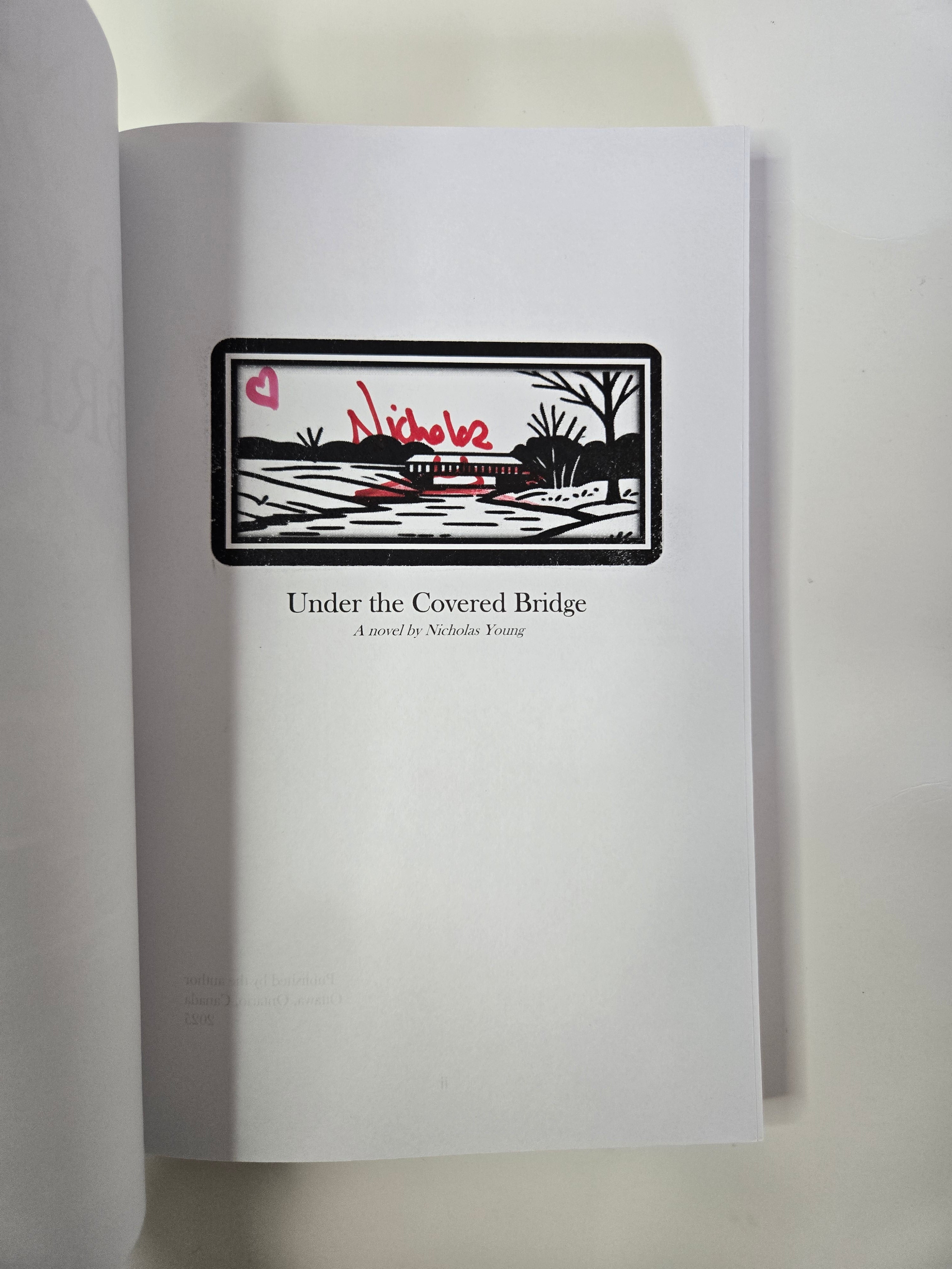 Contemporary Book Box: Under the Covered Bridge